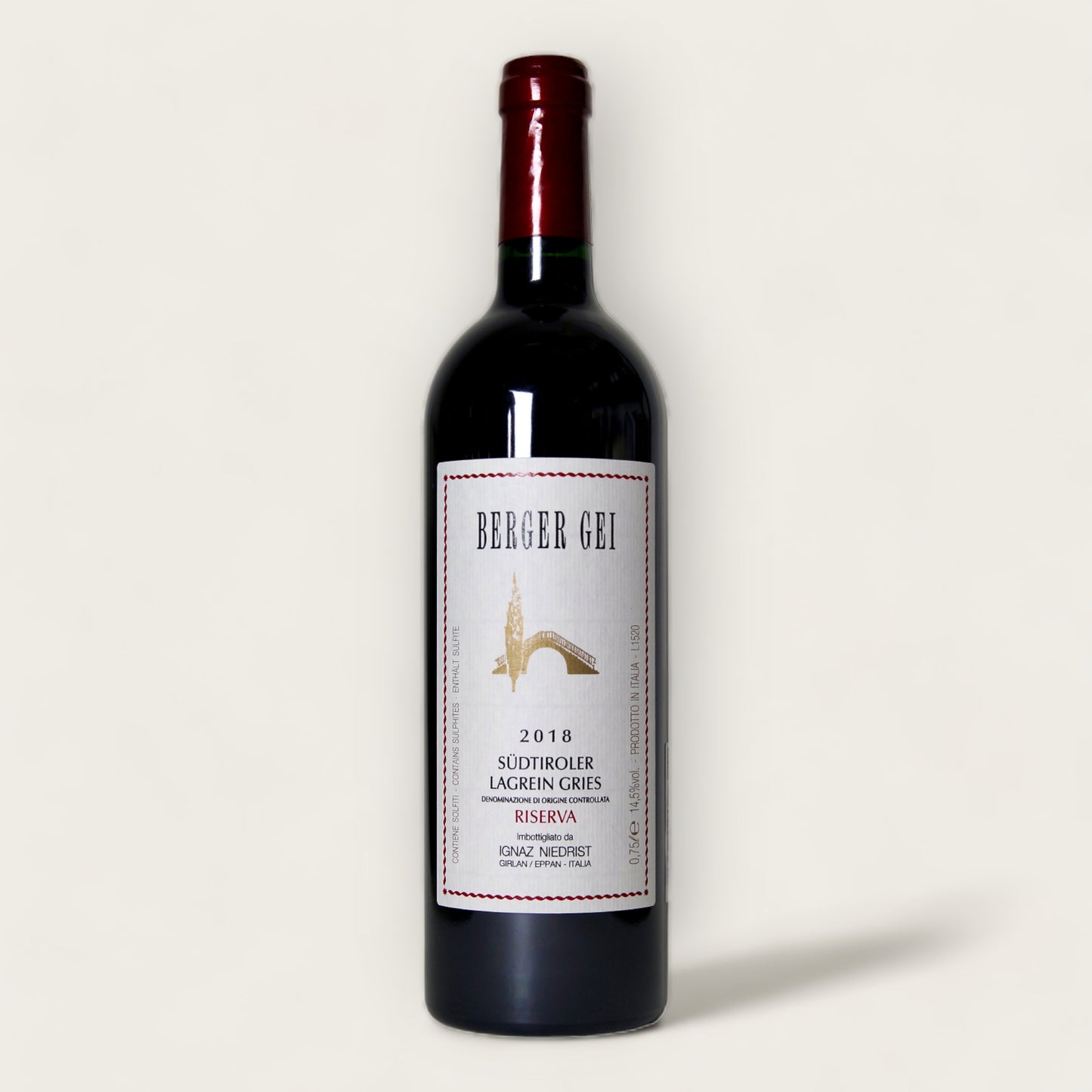 Lagrein Gries Berger Gei Riserva Alto Adige DOC - 2018