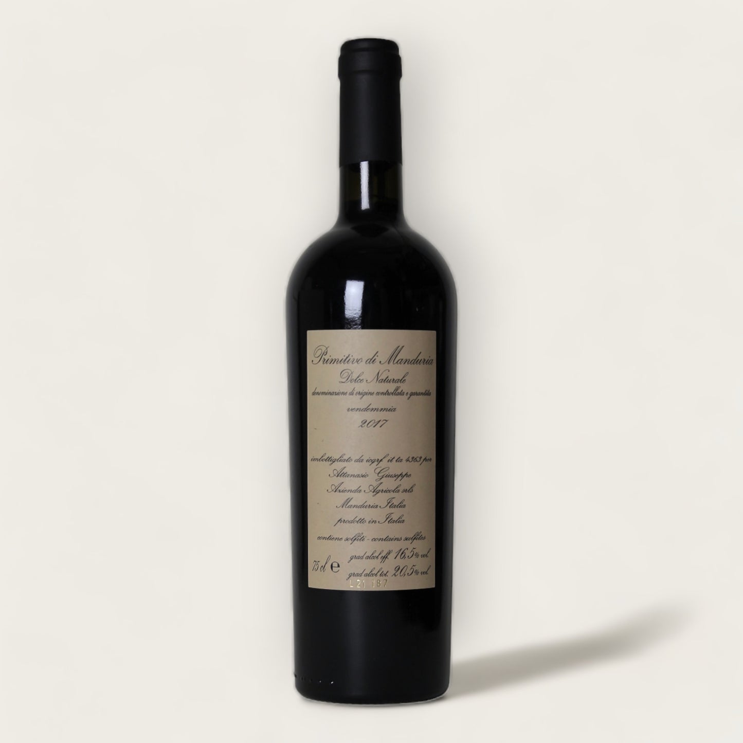 Primitivo di Manduria Dolce Naturale DOCG - 2017