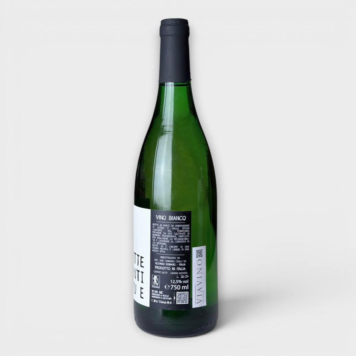 Damiano Ciolli – Botte 22 – Trebbiano Verde & Ottonese – Vino Bianco